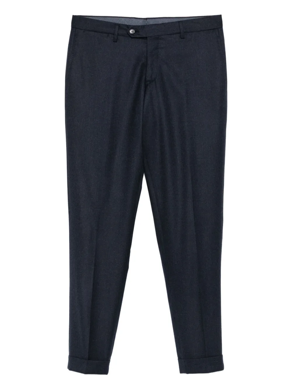 Barba Napoli Mare cuffed wool trousers | Blue | Image 1
