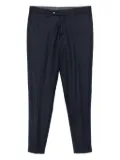 Barba Napoli Mare cuffed wool trousers - Blue