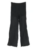 Alysi textured trousers - Black