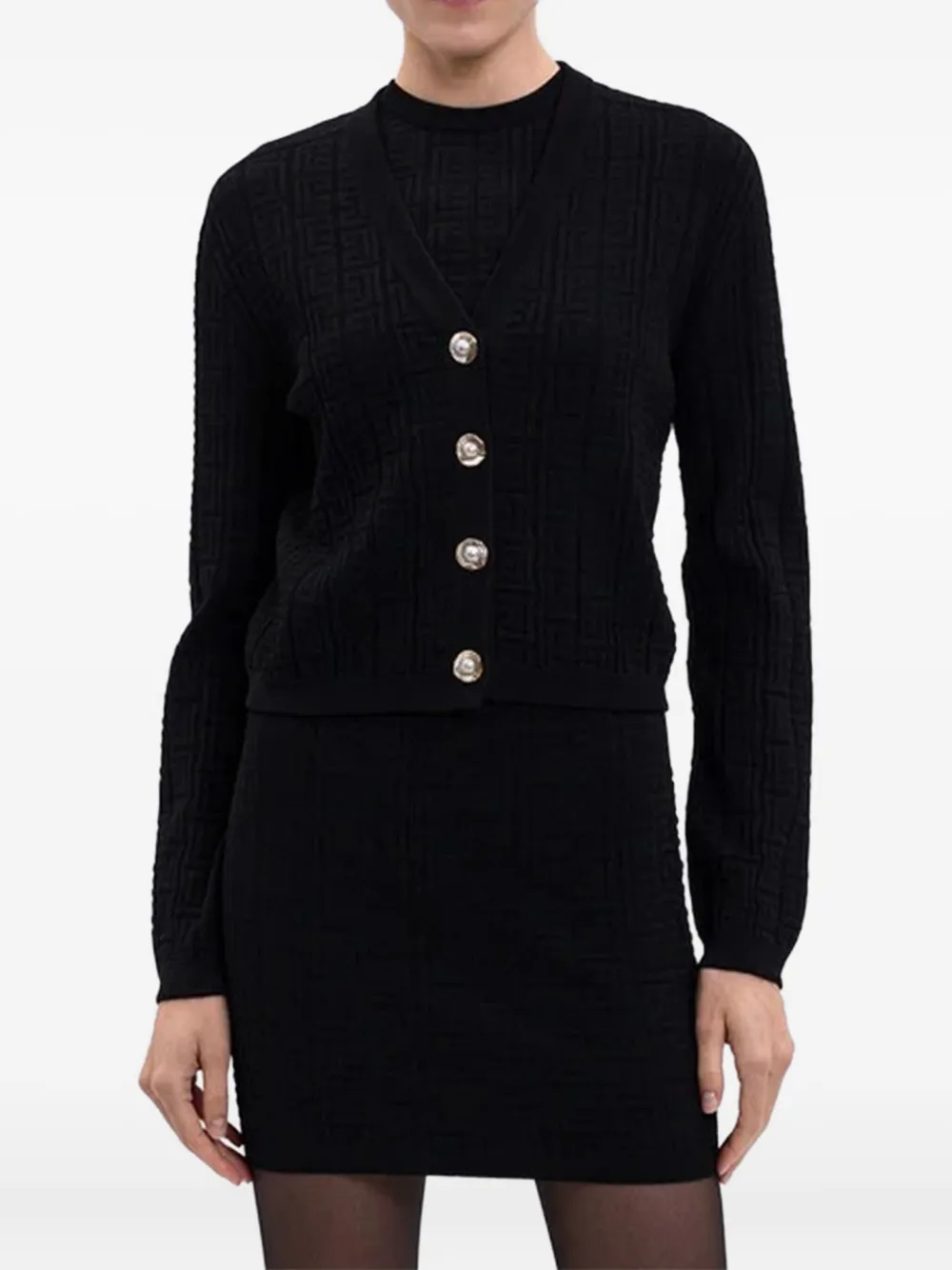 Balmain V-neck buttoned cardigan | Cardigans | Image 2