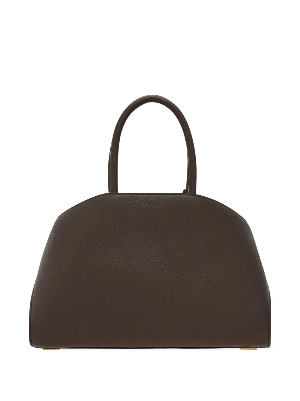 Ferragamo Gancini clasp leather tote bag Bruin