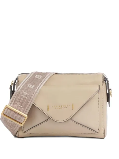 The Bridge envelope-flap leather crossbody bag