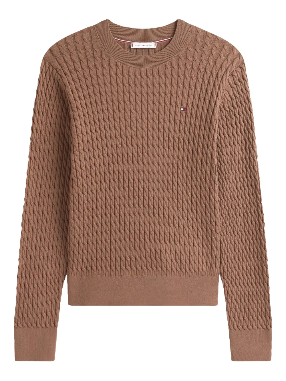 Tommy Hilfiger cable-knit pullover | Brown | Image 1
