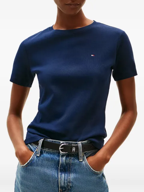 Tommy Hilfiger embroidered-logo cotton T-shirt