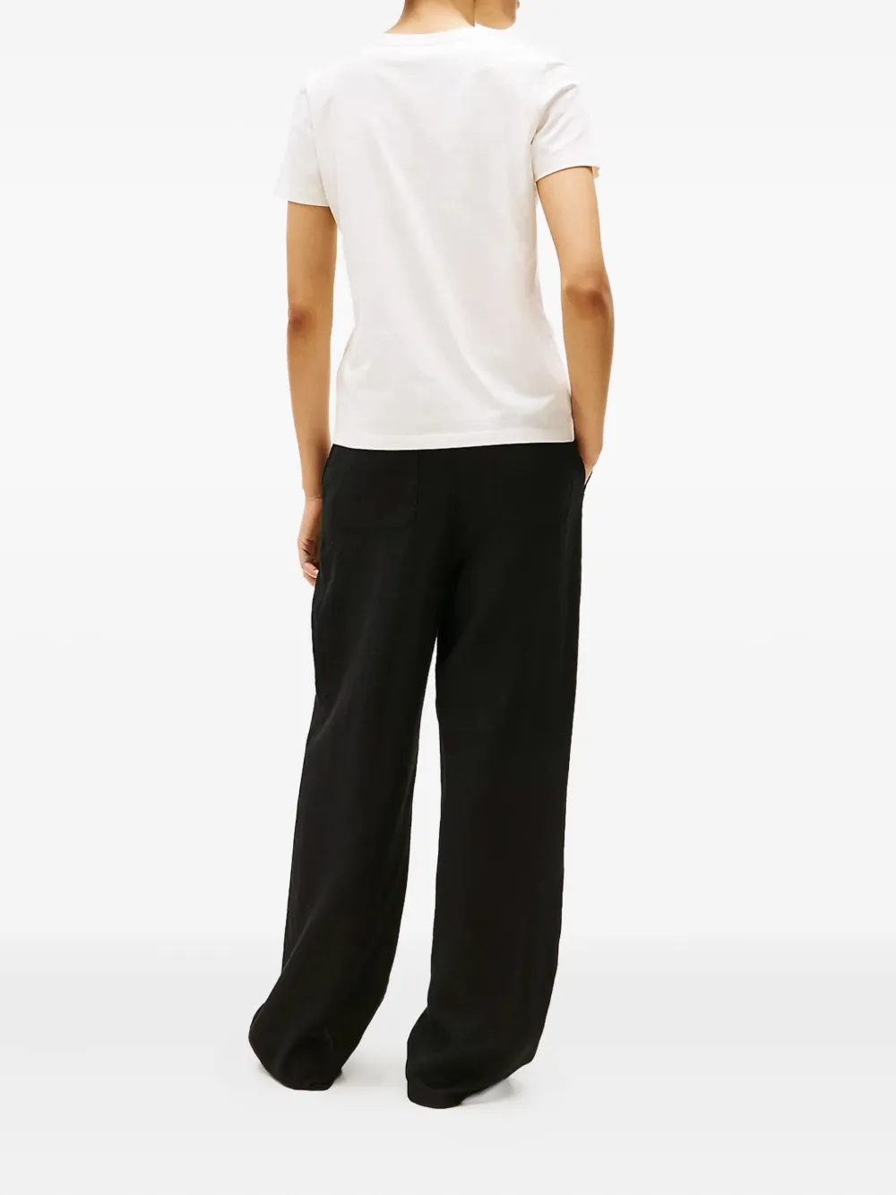Tommy Hilfiger T-shirt met logodetail Wit