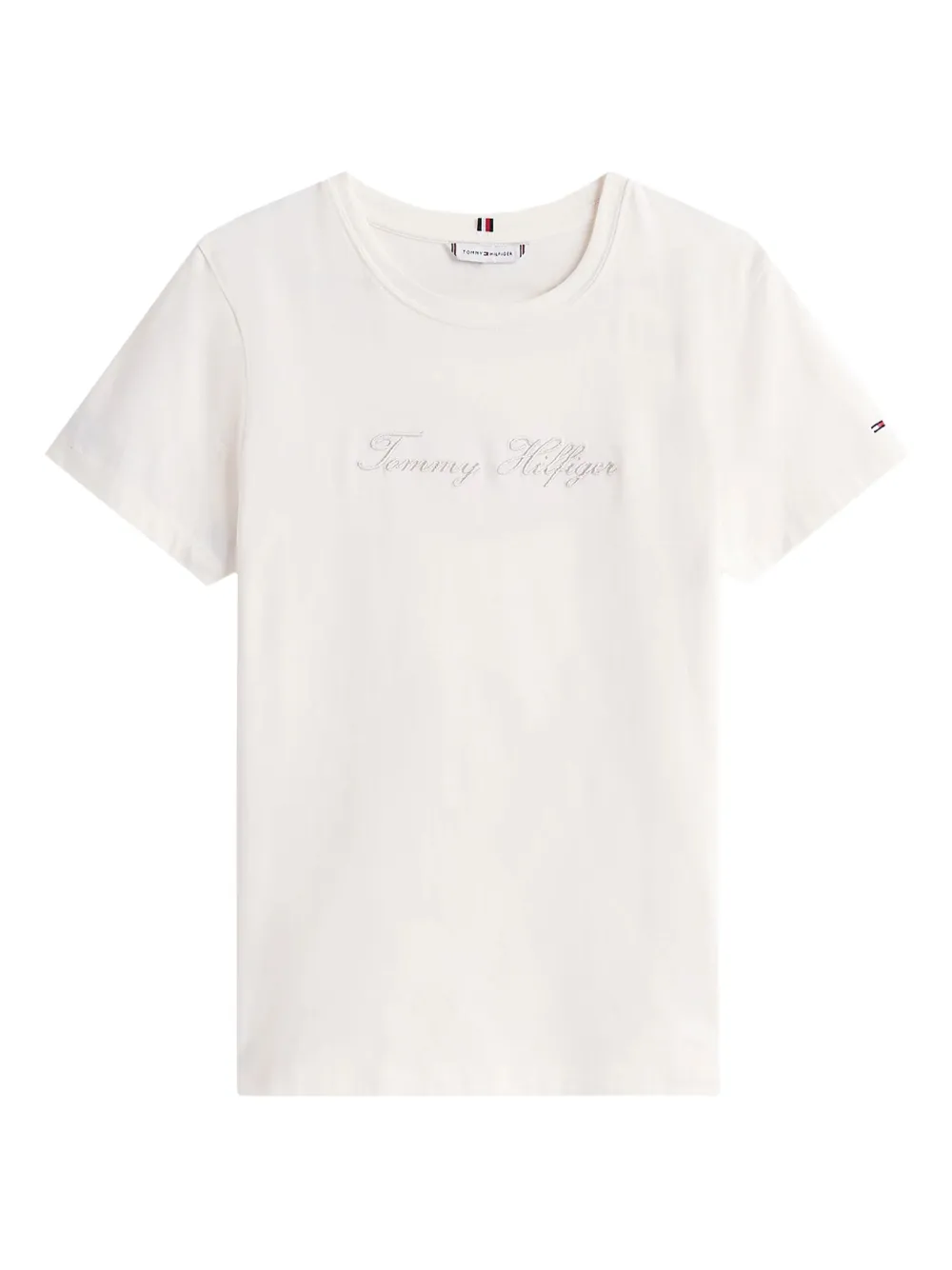 Tommy Hilfiger logo-detail T-shirt - ホワイト Tommy Hilfiger logo-detail T-shirt - ホワイト