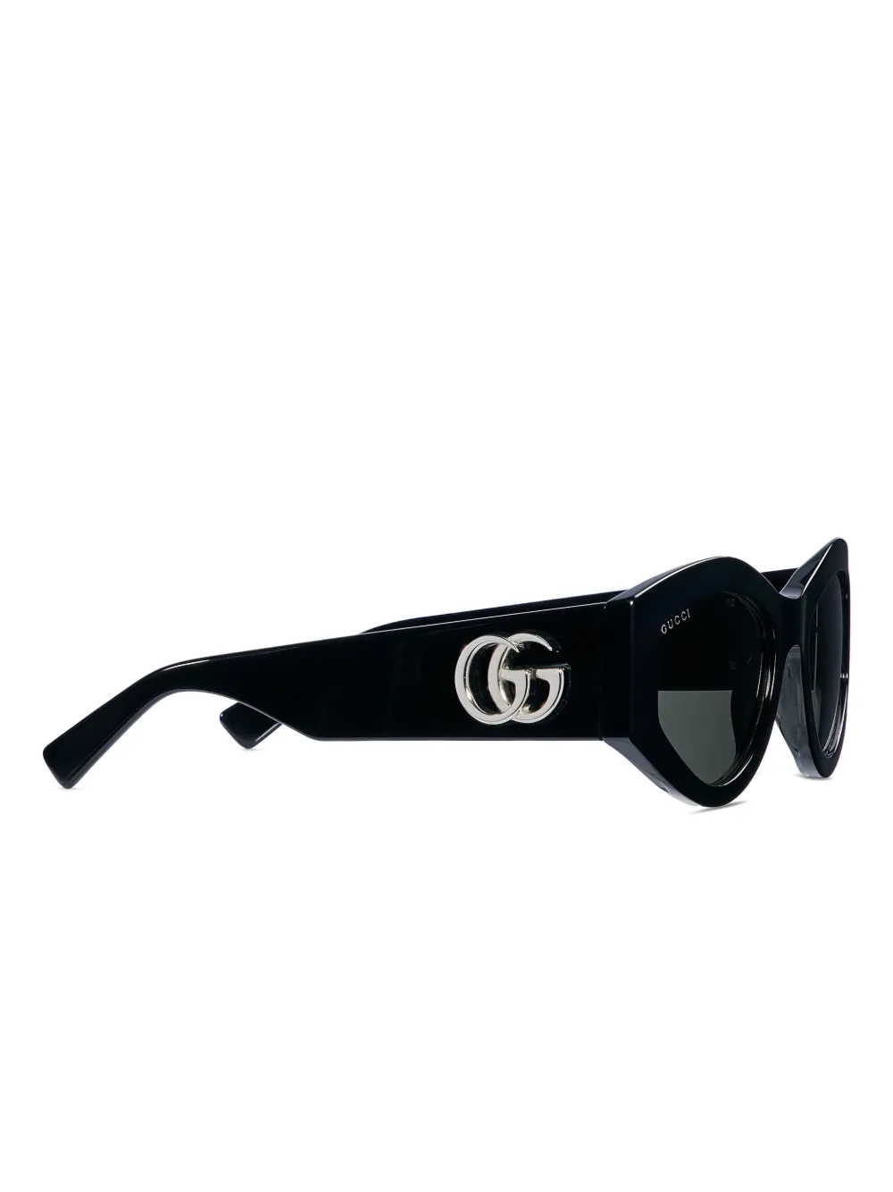 Gucci Eyewear geometric-frame sunglasses Zwart