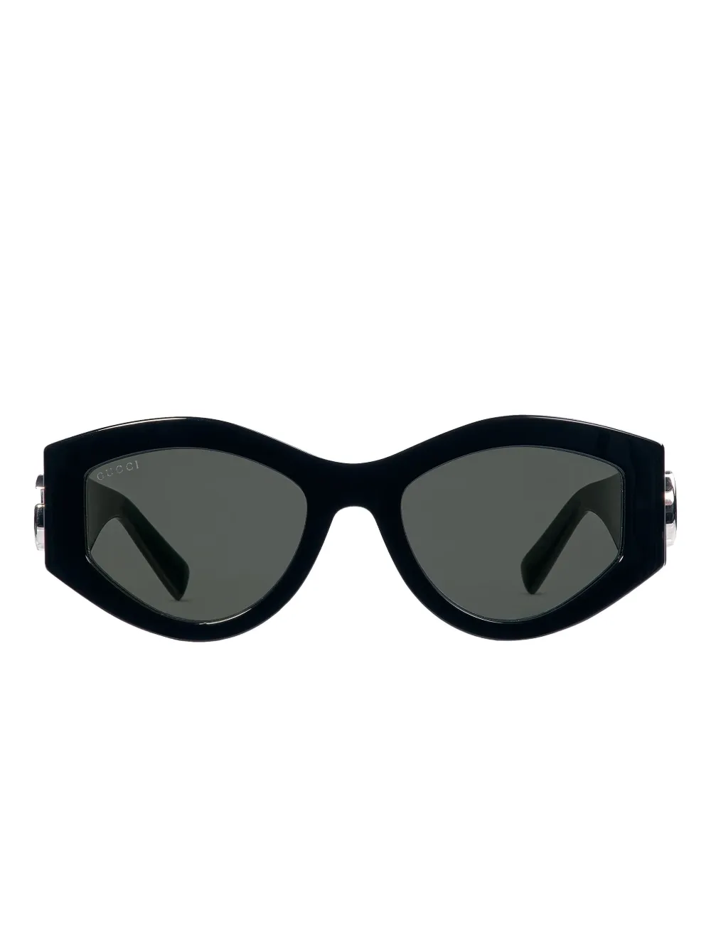 Gucci Eyewear geometric-frame sunglasses - ブラック Gucci Eyewear geometric-frame sunglasses - ブラック