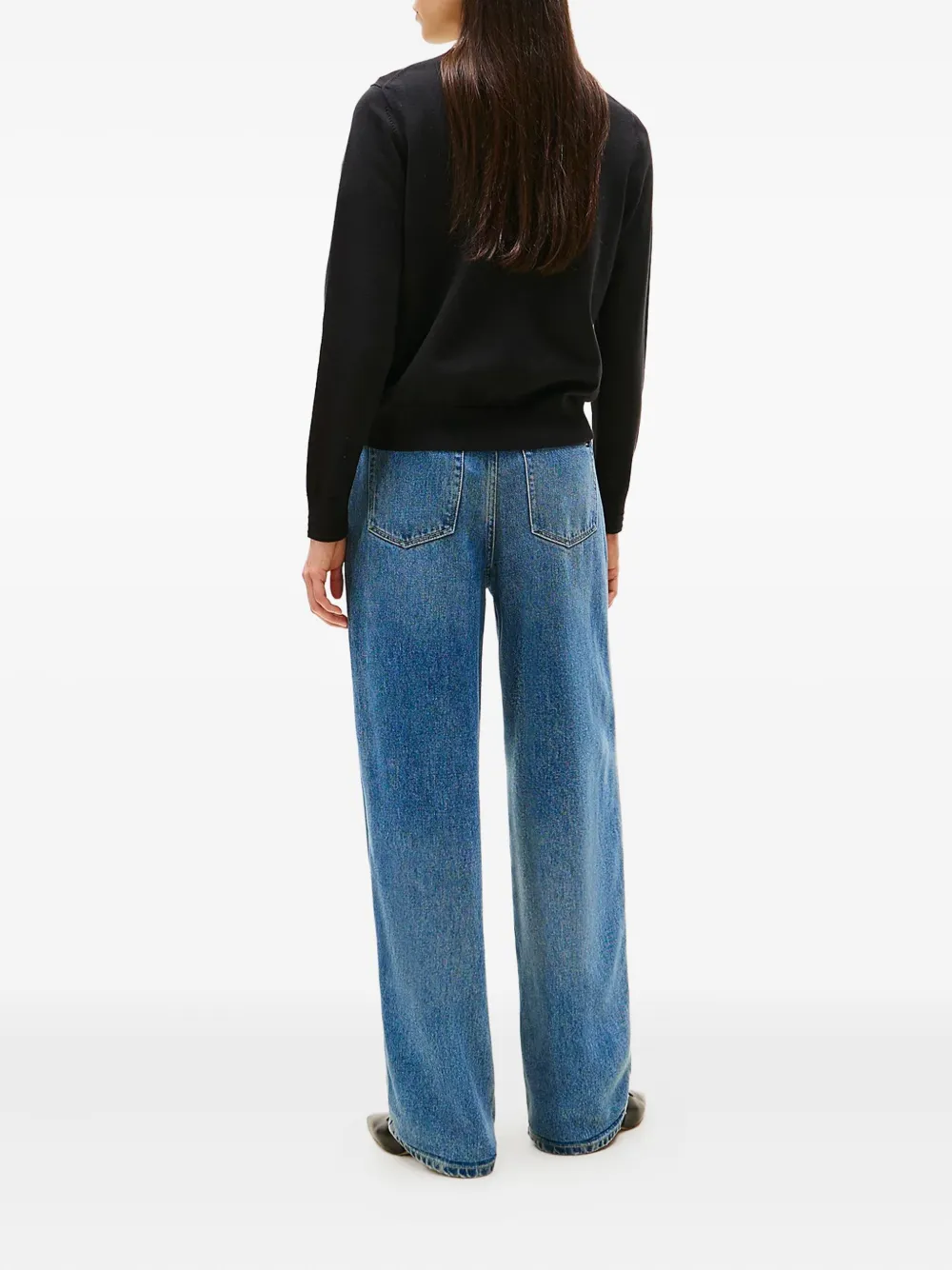 Tommy Hilfiger Vest met knoopsluiting Zwart