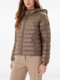 Tommy Hilfiger hooded quilted jacket - Brown