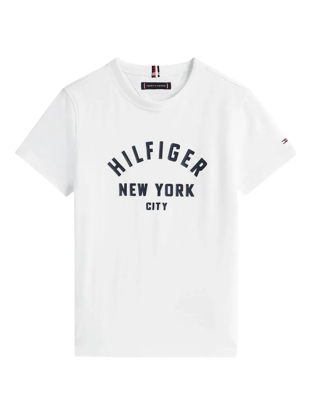Tommy Hilfiger Junior crew-neck T-shirt Wit