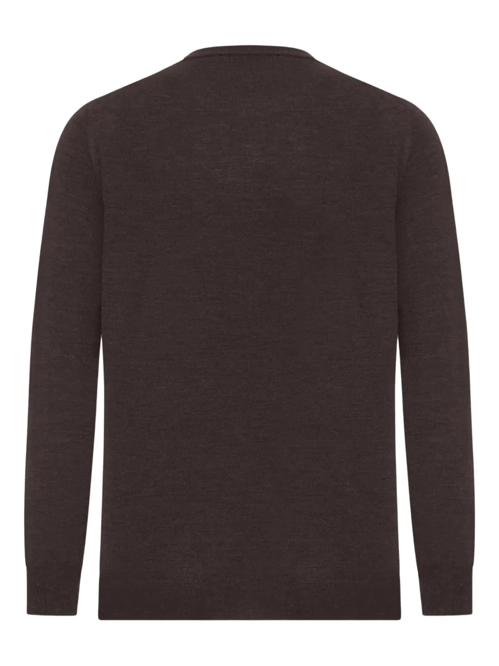 Zanone crew-neck long-sleeve top - Bruin