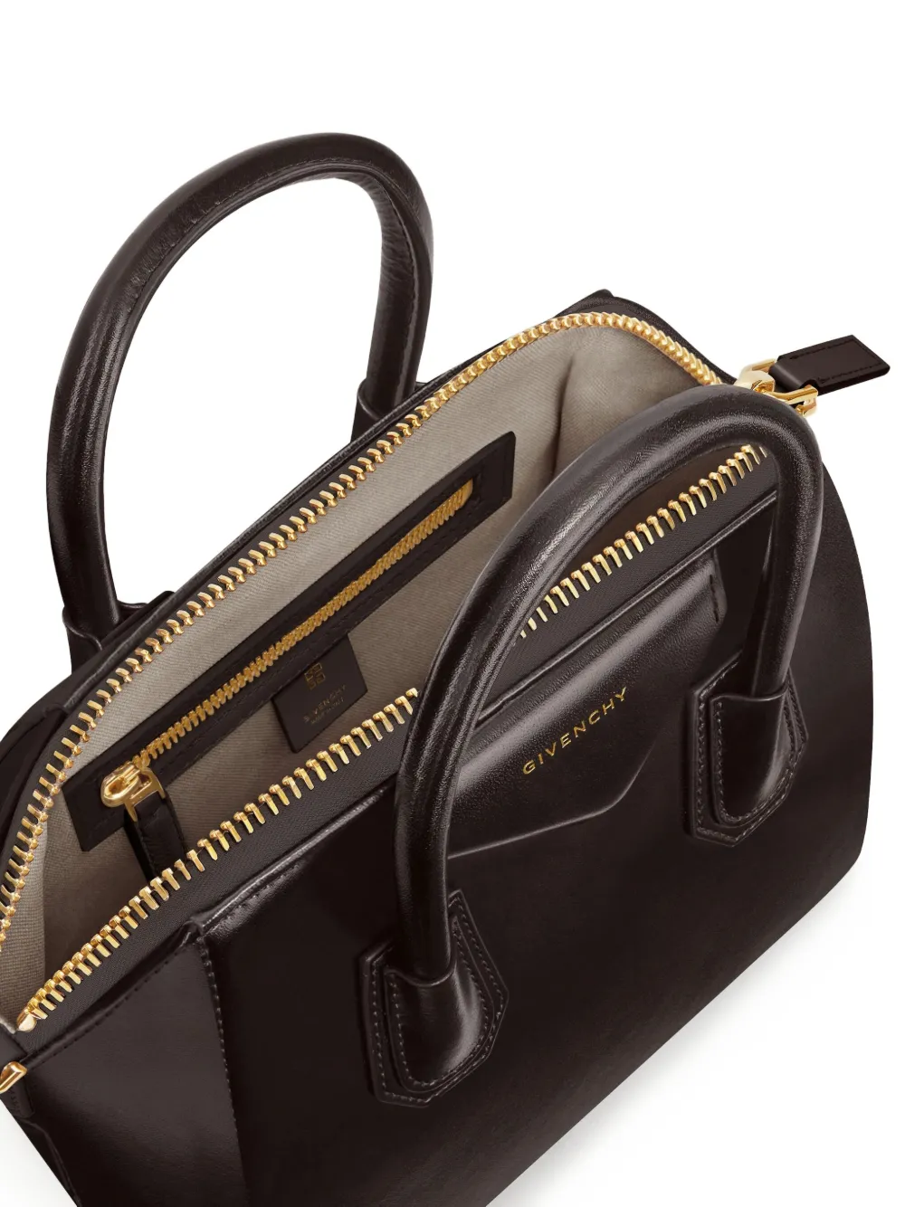 Givenchy leather top-handle bag Bruin