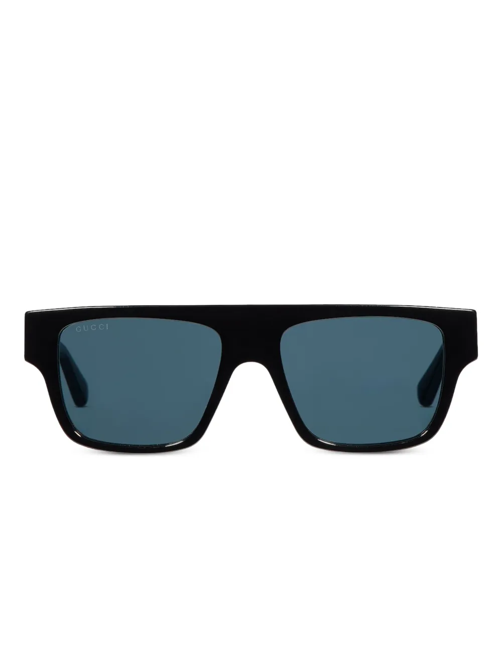 Gucci Eyewear Zonnebril met rechthoekig montuur Zwart