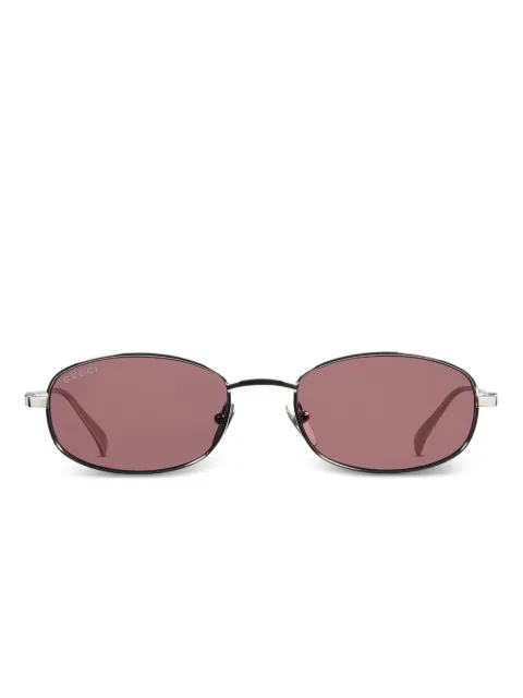 Gucci Eyewear lentes de sol con armazón ovalada