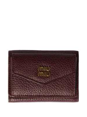 Miu Miu カードケース | ブラウン | FARFETCH JP