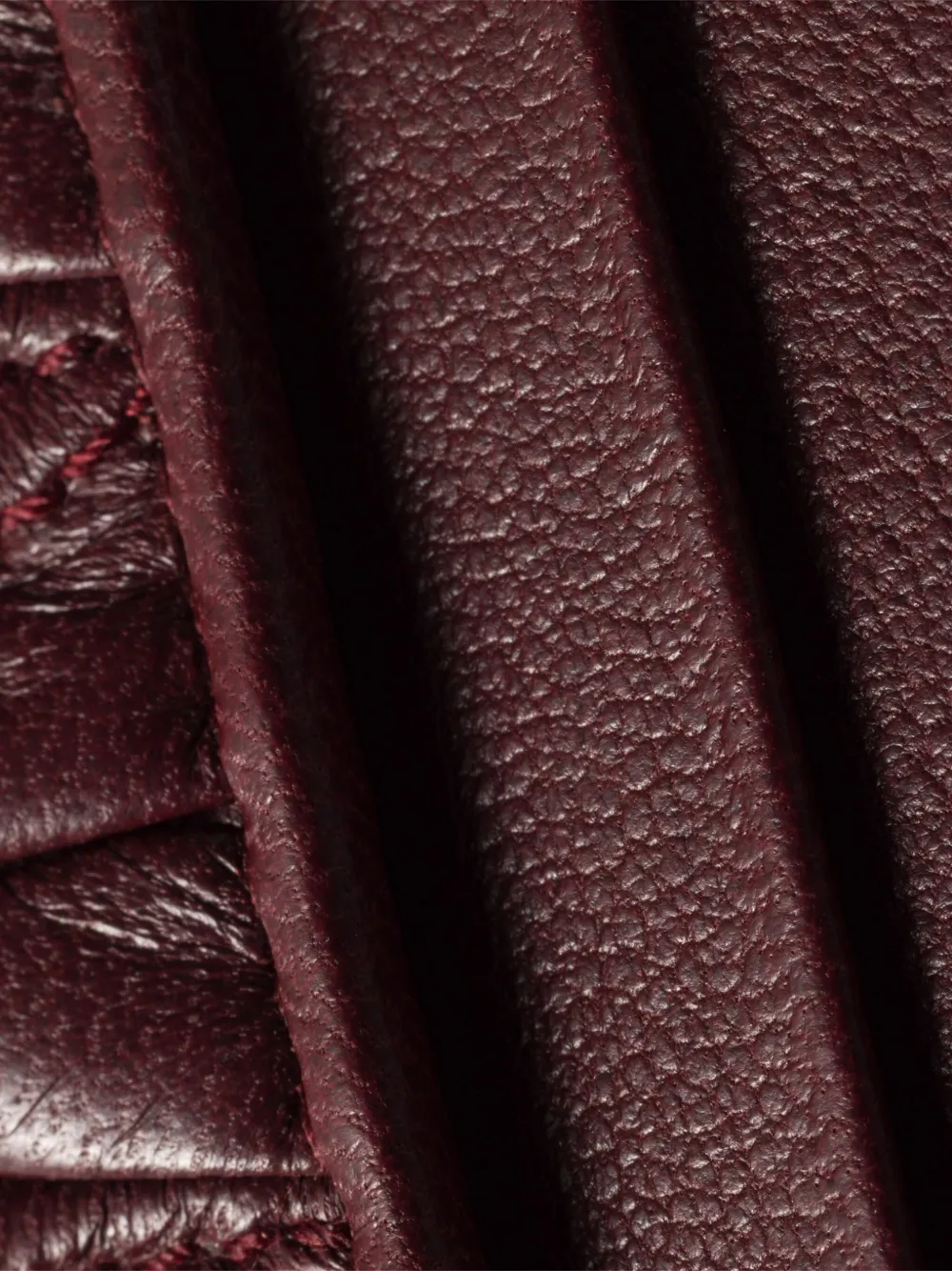 Miu Matelassé leren pasjeshouder Rood