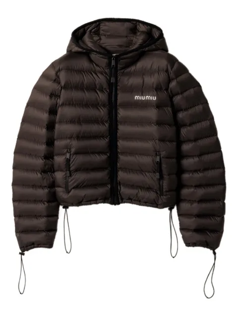 Miu Miu hooded padded jacket