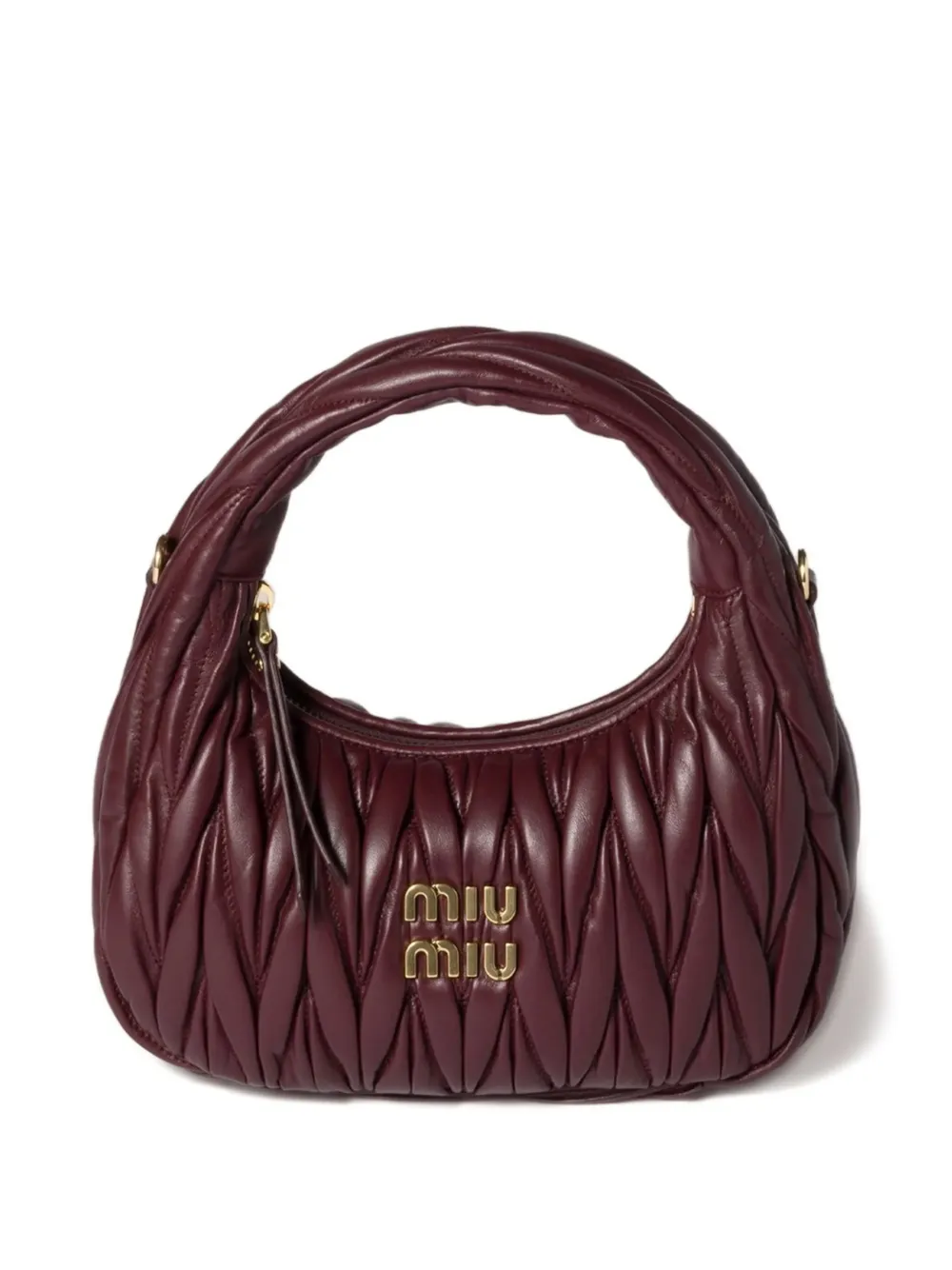 Miu Miu ワンダー マテラッセ ショルダーバッグ | レッド | FARFETCH JP