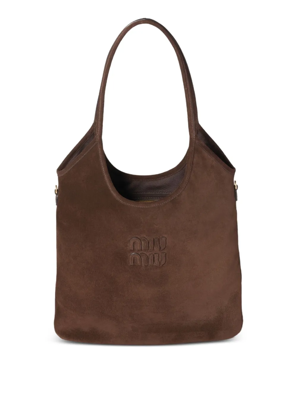 Miu Miu Ivy suede shoulder bag | Brown | Image 1