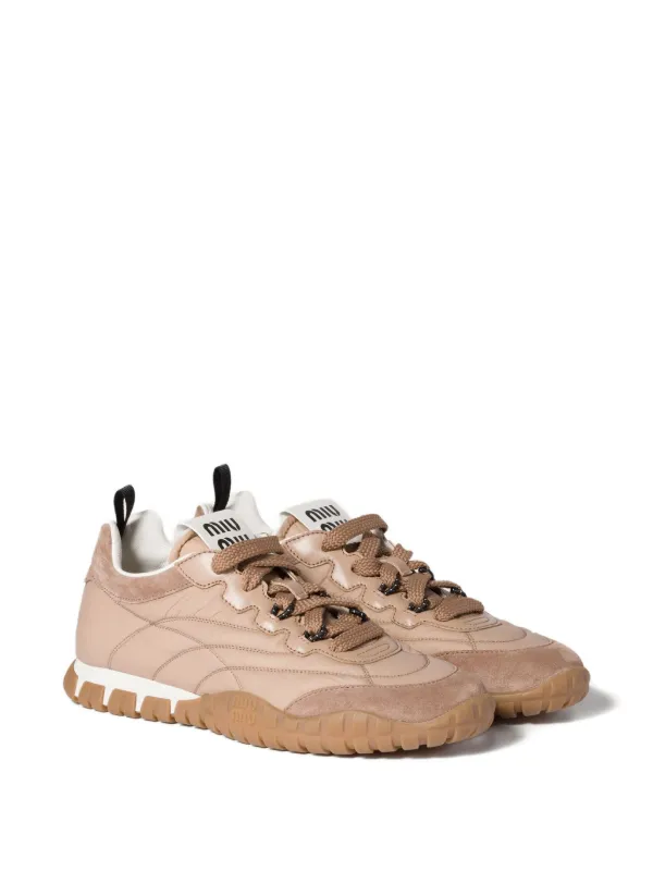 Miu Miu Tyre Sneakers | Pink | FARFETCH