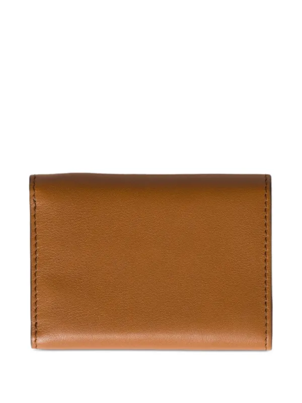 小物 MIU MIU Brown Leather Wallet Miu Miu logo-debossed Leather Wallet | Brown | FARFETCH ZA