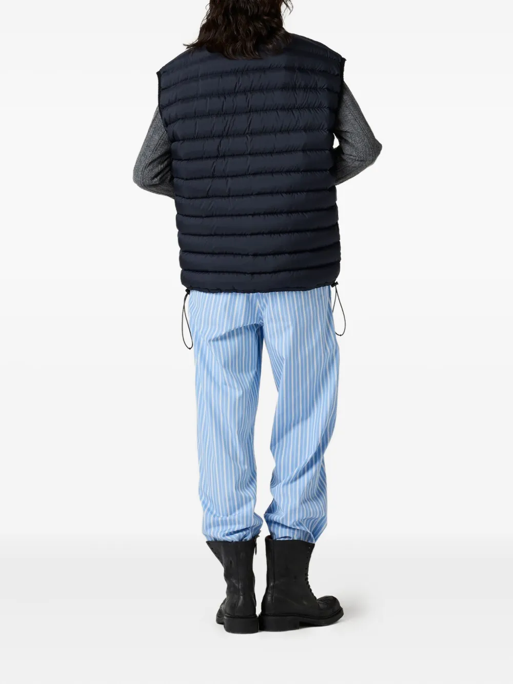 Miu Bodywarmer met opstaande kraag Blauw