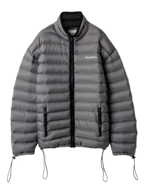 Miu Miu drawstring-cuff padded jacket