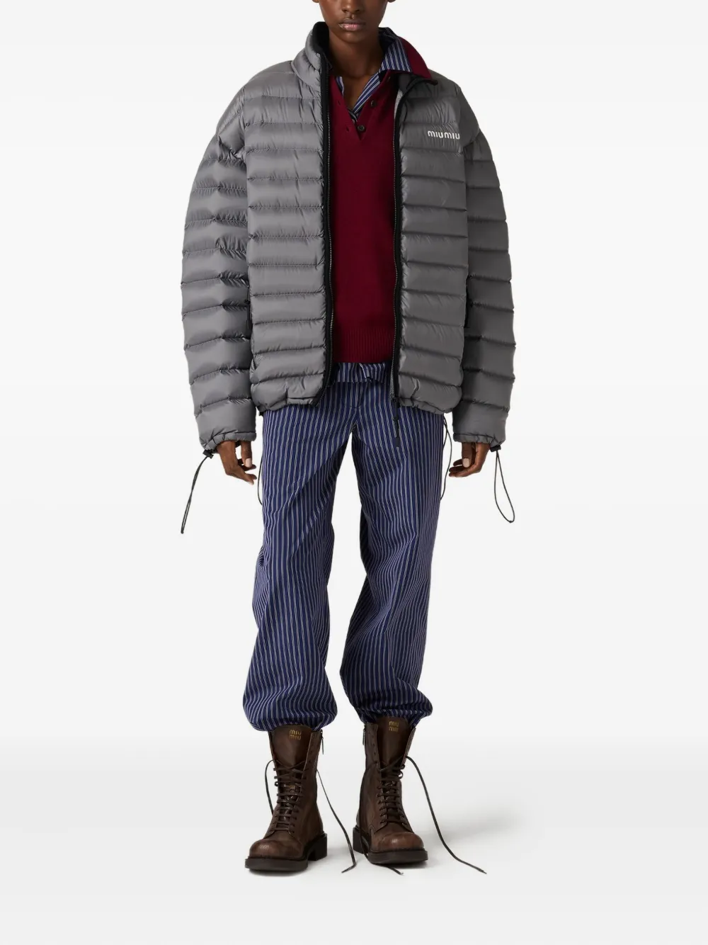 Miu Miu drawstring-cuff padded jacket | Down Jackets | Image 2