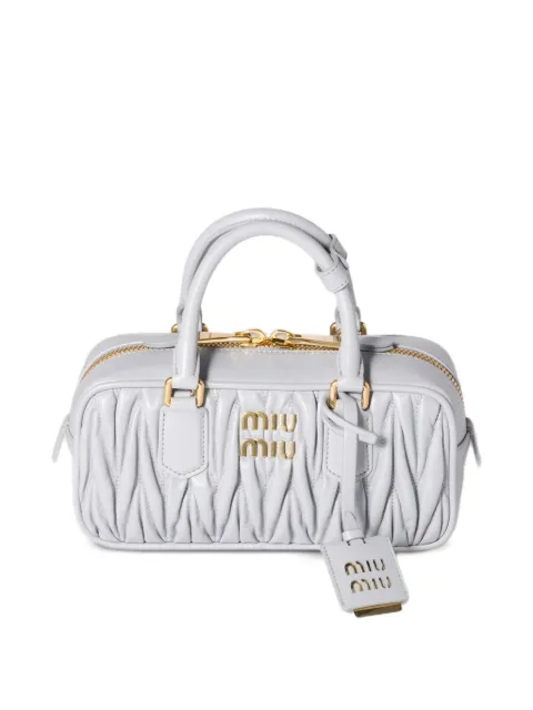 Miu Miu Arcadie matelassé leather tote bag