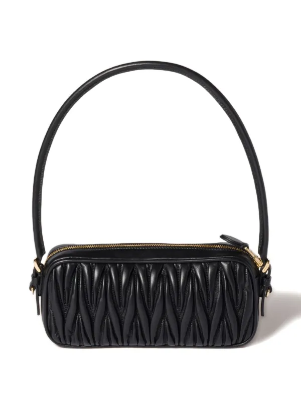 miu miu ブラック パーティーバッグ Miu Miu ショルダーバッグ | ブラック | FARFETCH JP