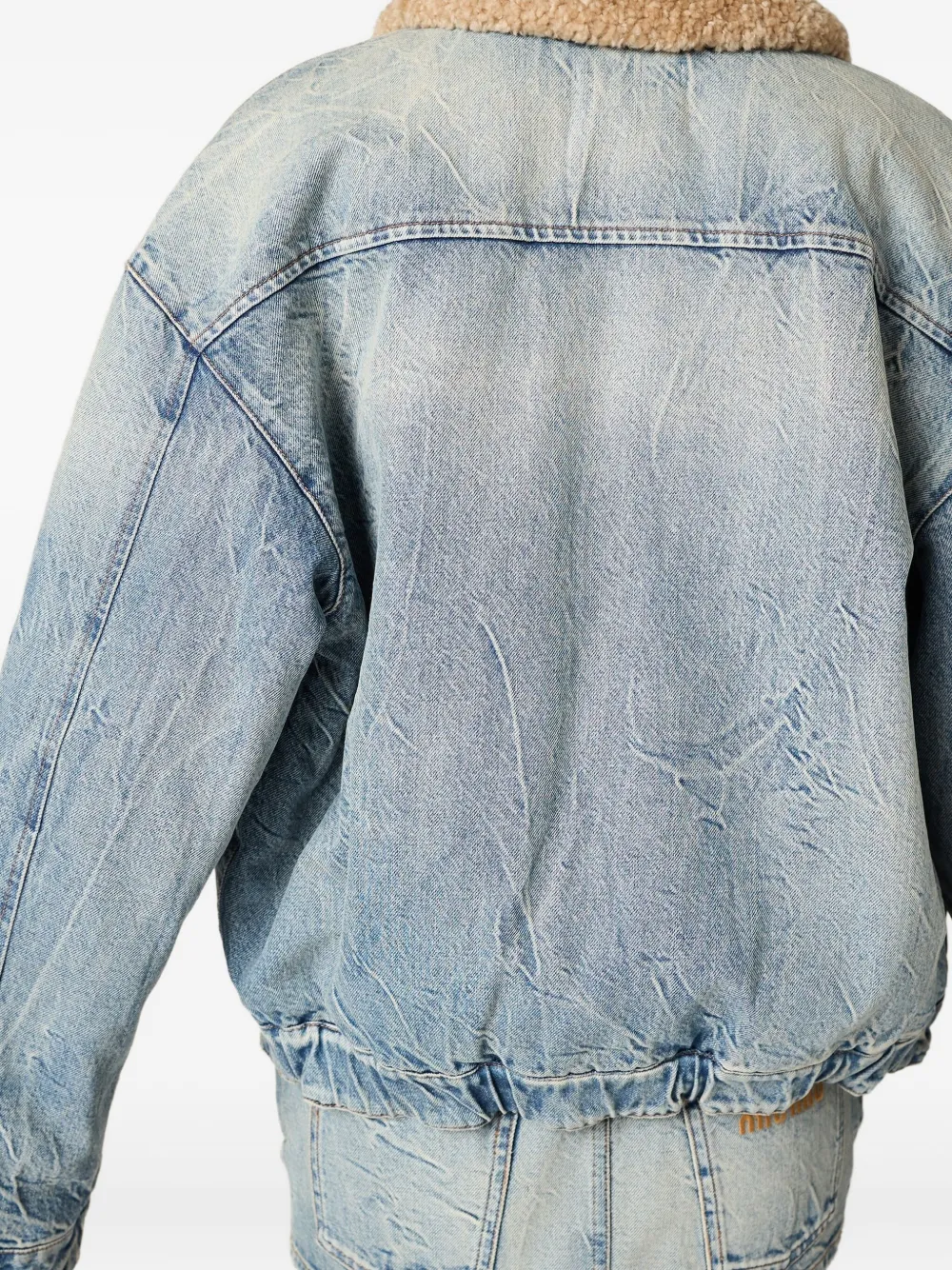Miu Denim jack Blauw