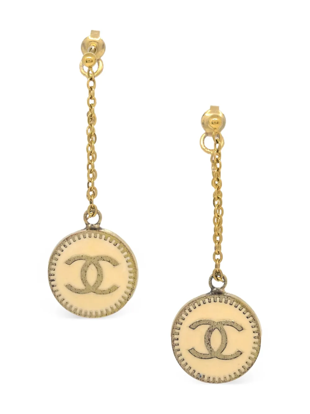 2001 CC drop earrings