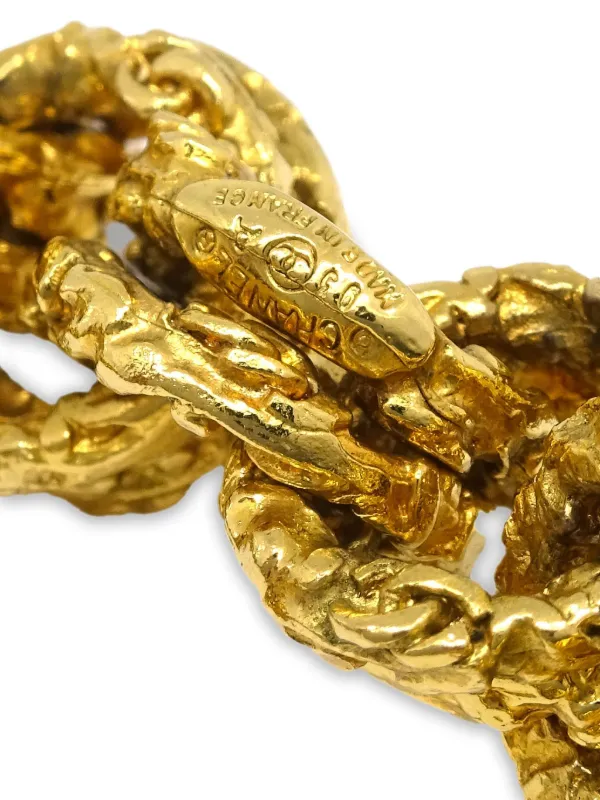 CHANEL Pre-Owned 1993 ココマーク フリンジ ブレスレット | ゴールド