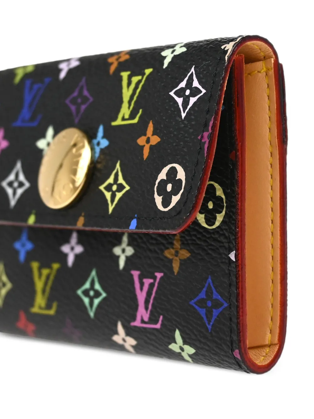Pre-owned Louis Vuitton 2006 Porte Monnaie Cozy Coin Wallet In Black