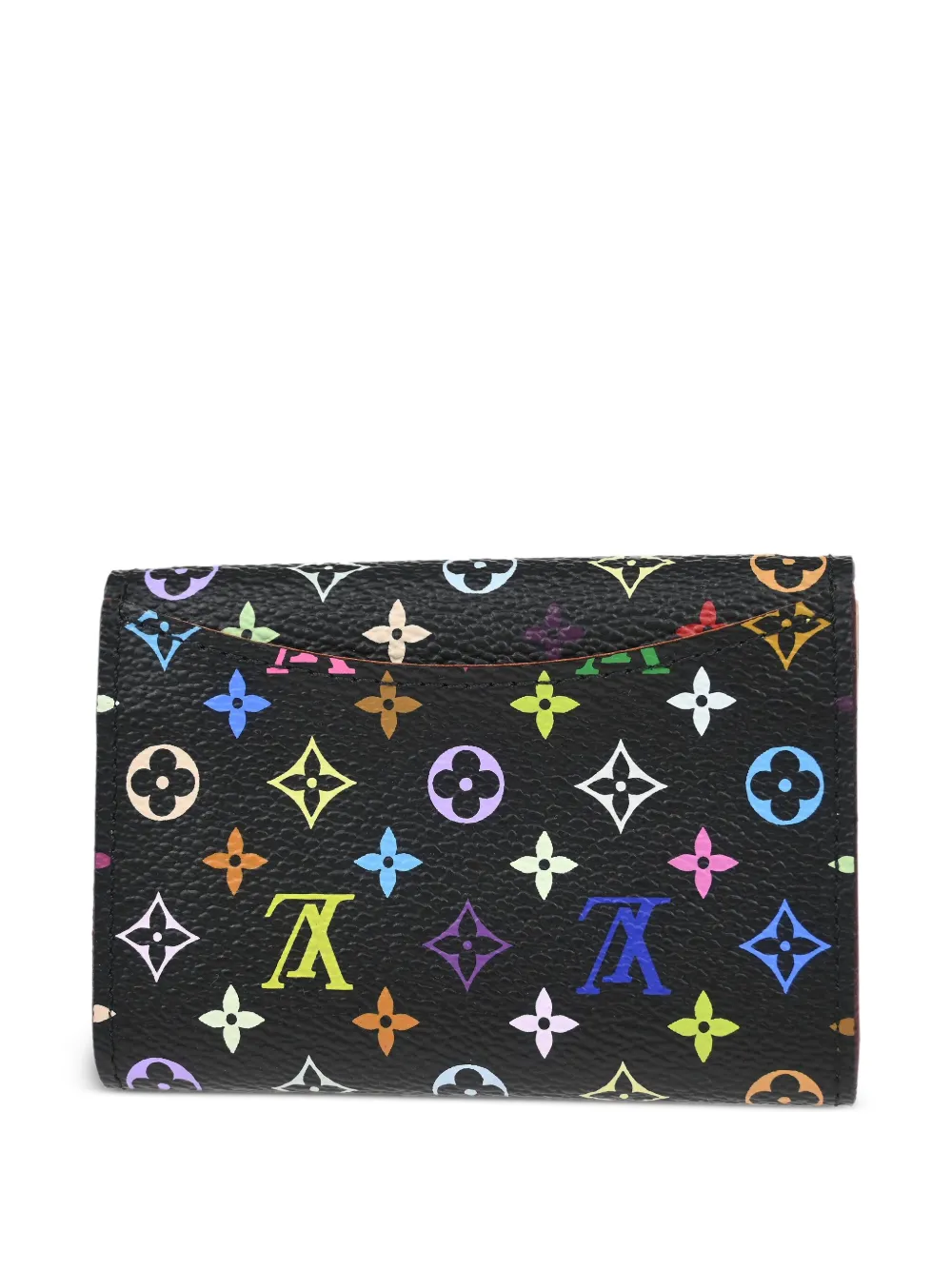 Pre-owned Louis Vuitton 2006 Porte Monnaie Cozy Coin Wallet In Black
