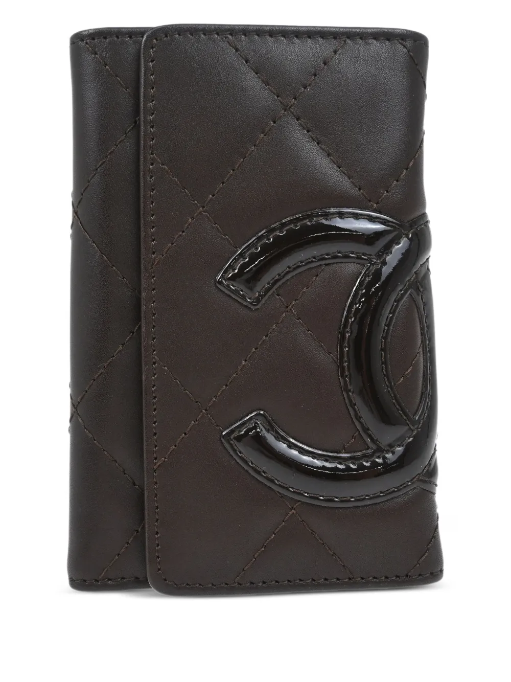 CHANEL Pre-Owned 2006 カンボン キーケース - ブラウン CHANEL Pre-Owned 2006 カンボン キーケース - ブラウン