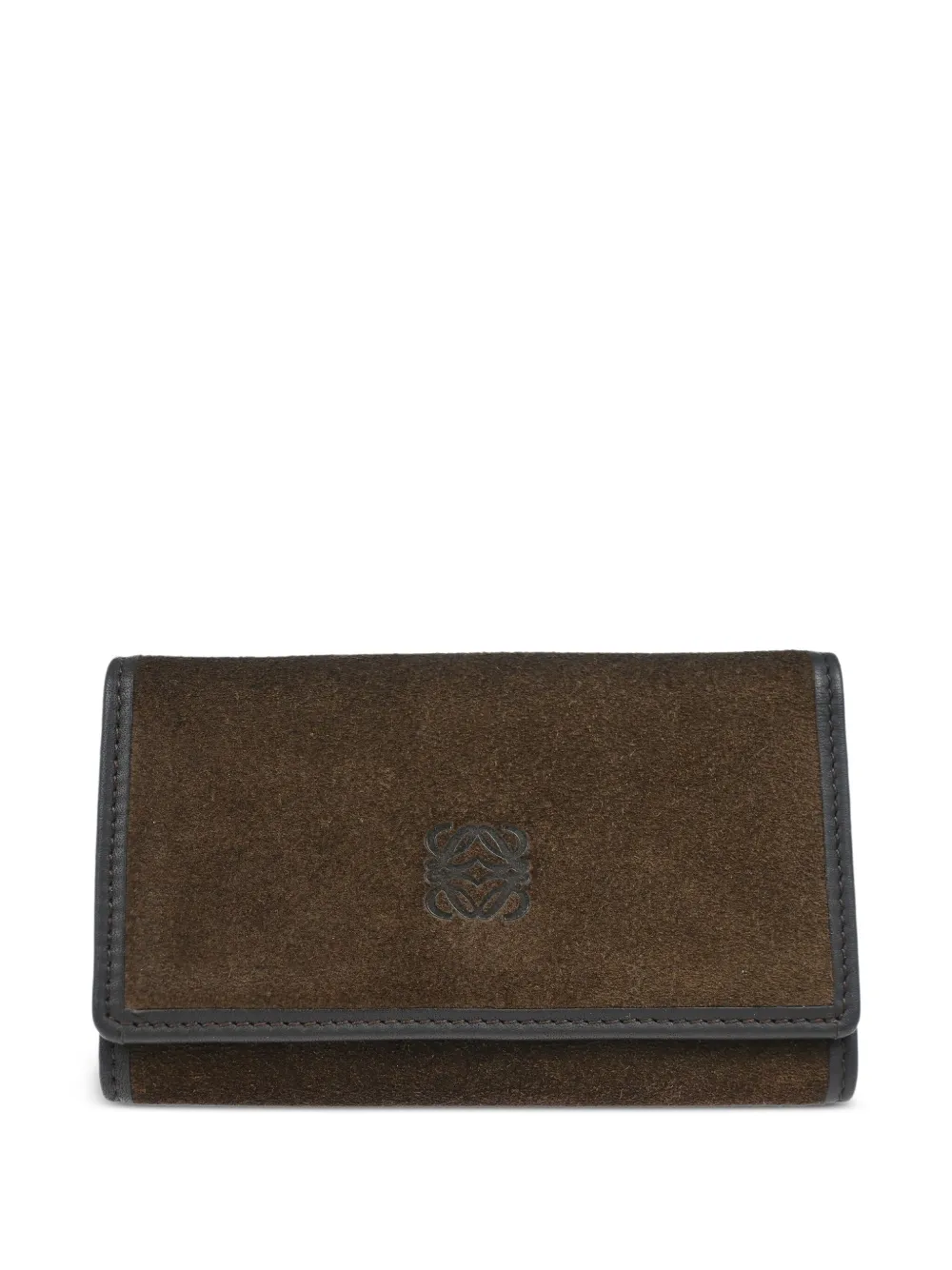 Loewe Pre-Owned 1990-2000s suede six-hook key case | Brown | Image 1