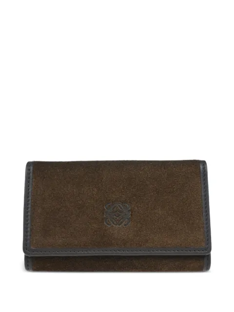 Loewe Pre-Owned 1990-2000s suede six-hook key case
