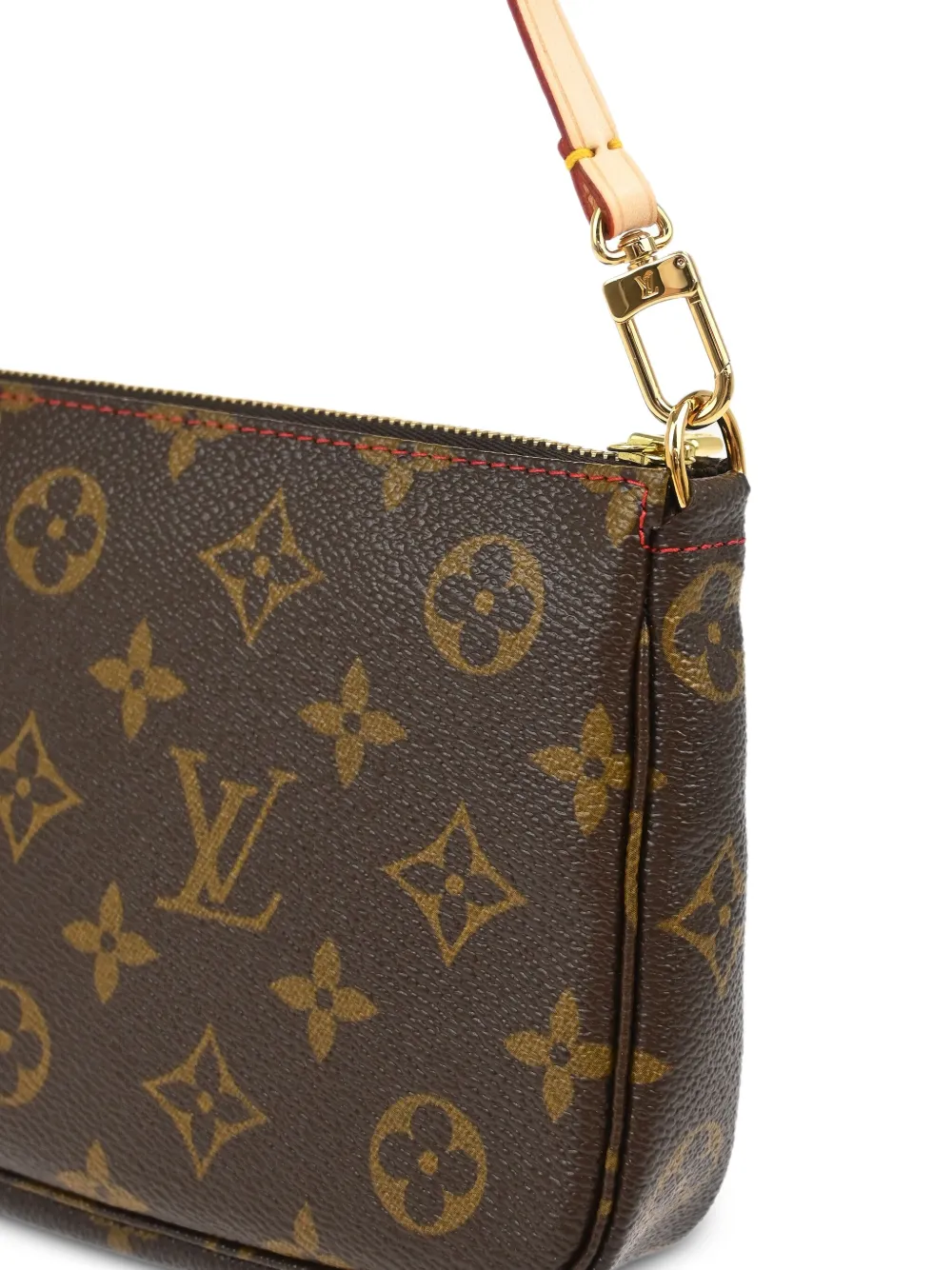 Pre-owned Louis Vuitton 2005 Pochette Accessoires Handbag In Brown