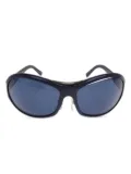 Prada Pre-Owned 1990-2000s overize-frame sunglasses - Black