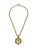 CHANEL Pre-Owned 1994 medallion-pendant necklace - Gold