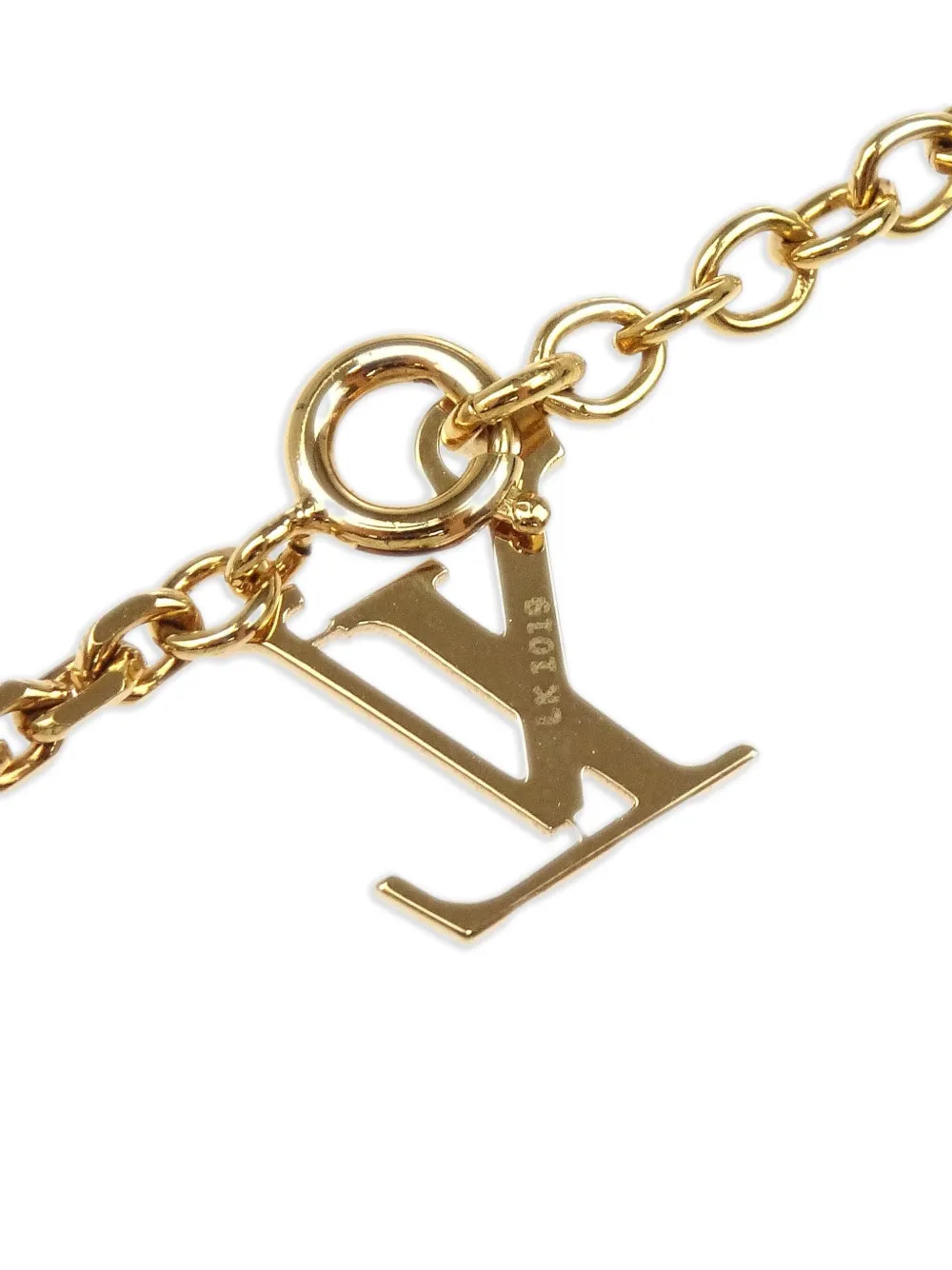 Pre-owned Louis Vuitton 2009 Inclusion Heart Necklace In Red