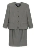Burberry Pre-Owned 1990-2000s setup suit jacket skirt - Grey