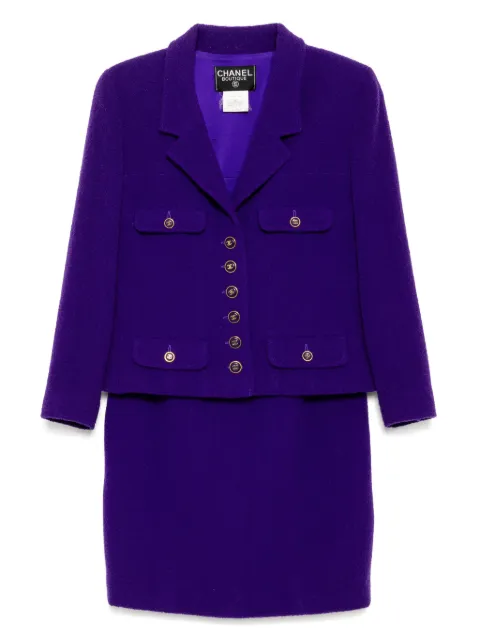 CHANEL Pre-Owned 1995 setup suit jacket skirt