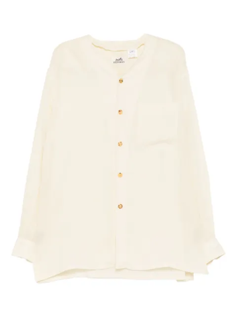 Hermès Pre-Owned blusa estilo camisa 1990-2000
