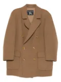 Burberry Pre-Owned 1990-2000s double breasted jacket - Brown