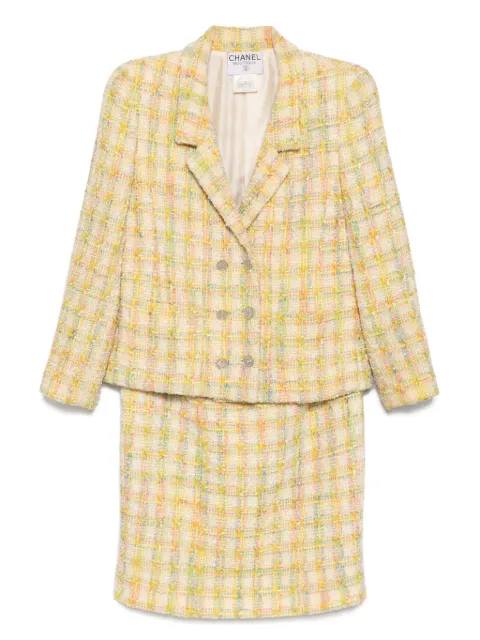 CHANEL Pre-Owned 1996 setup suit jacket skirt