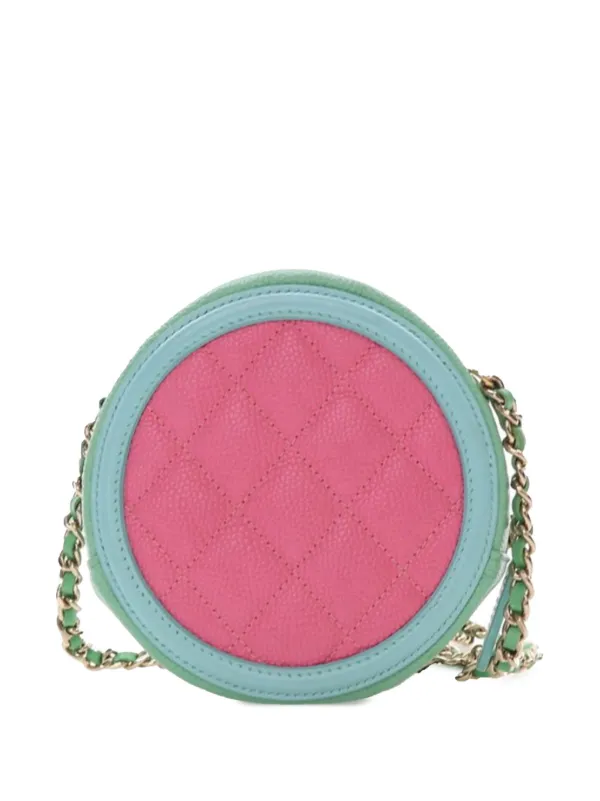 CHANEL Pre-Owned Borsa a Tracolla Tonda CC Filigree In Pelle