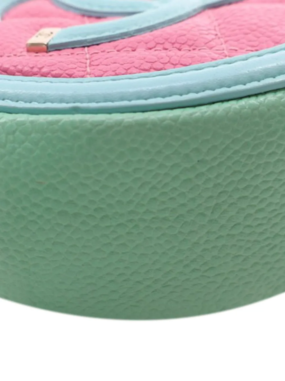 CHANEL Pre-Owned 2019 Tricolor Caviar CC Filigree Round crossbody bag | Pre-Owned | Image 2